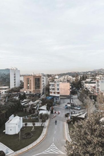 Άποψη από το Νοσοκομείο "Μητέρα"