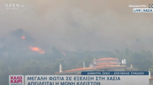 Φωτιά στη Φυλή: Εκκένωση προς Άνω Λιόσια - Στα πρώτα σπίτια η πυρκαγιά