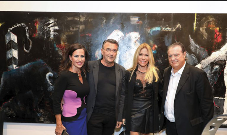 Kapopoulos Fine Arts: Λαμπερά εγκαίνια της έκθεσης του Κωστή Γεωργίου