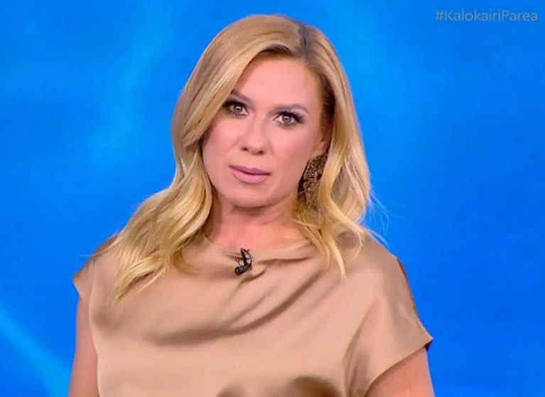 Κατερίνα Καραβάτου: Η αντίδρασή της την ώρα του σεισμού