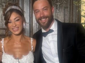 Στέφανος Μιχαήλ: Το φιλί με την Νάταλι Κάτερ μετά την γαμήλια τελετή