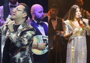 Λευτέρης Πανταζής - Άντζελα Δημητρίου: Λαμπερή πρεμιέρα στην Αθηναία