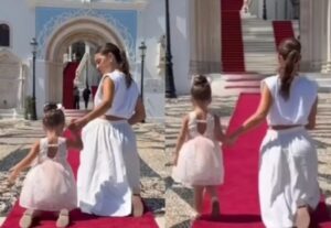 Μαρία Μενούνος: Μπήκε γονατιστή στην Παναγιά της Τήνου